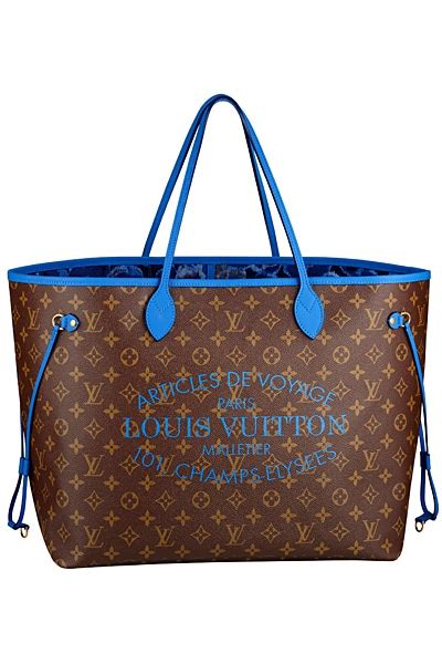 louis vuitton neverfull blue trim|louis vuitton personalized neverfull.